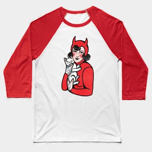 Cute but Evil v3 Baseball T-Shirt